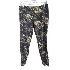 Constantly‎ Varied Gear Leggings Womens XL Black Marble Pockets Squat Proof